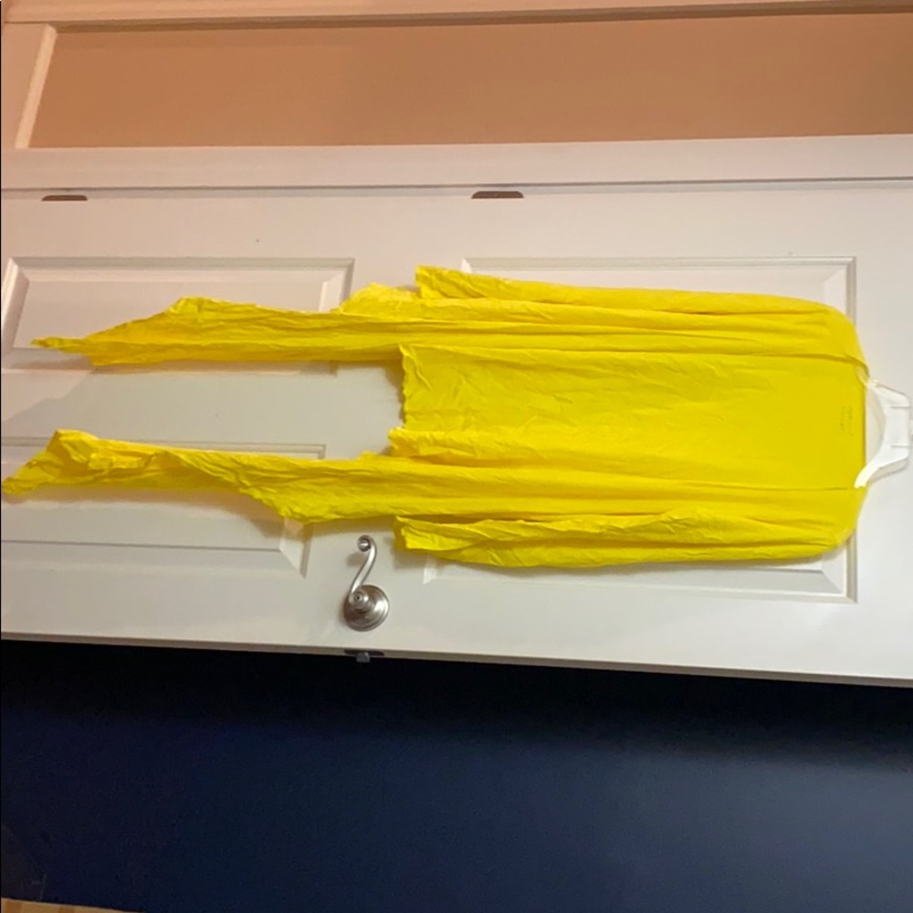 Canary Yellow Cardigan